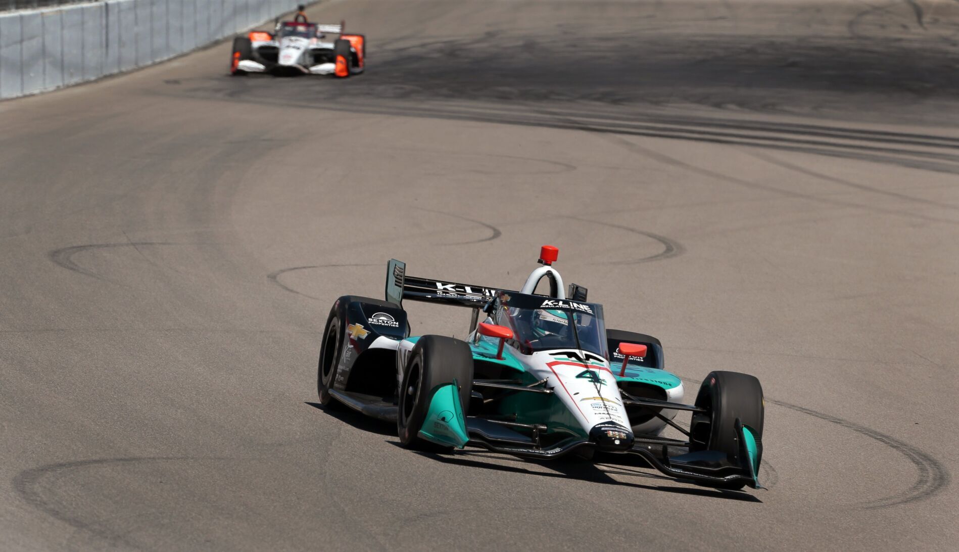 Indycar testing for Bommarito Automotive Group 500
